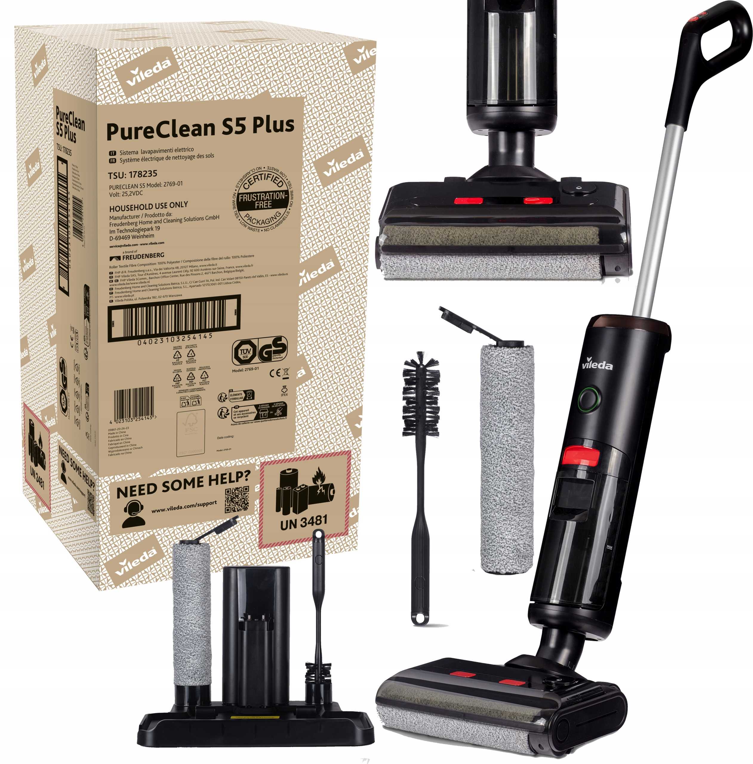 odkurzacz myjący vileda pure clean s5 plus