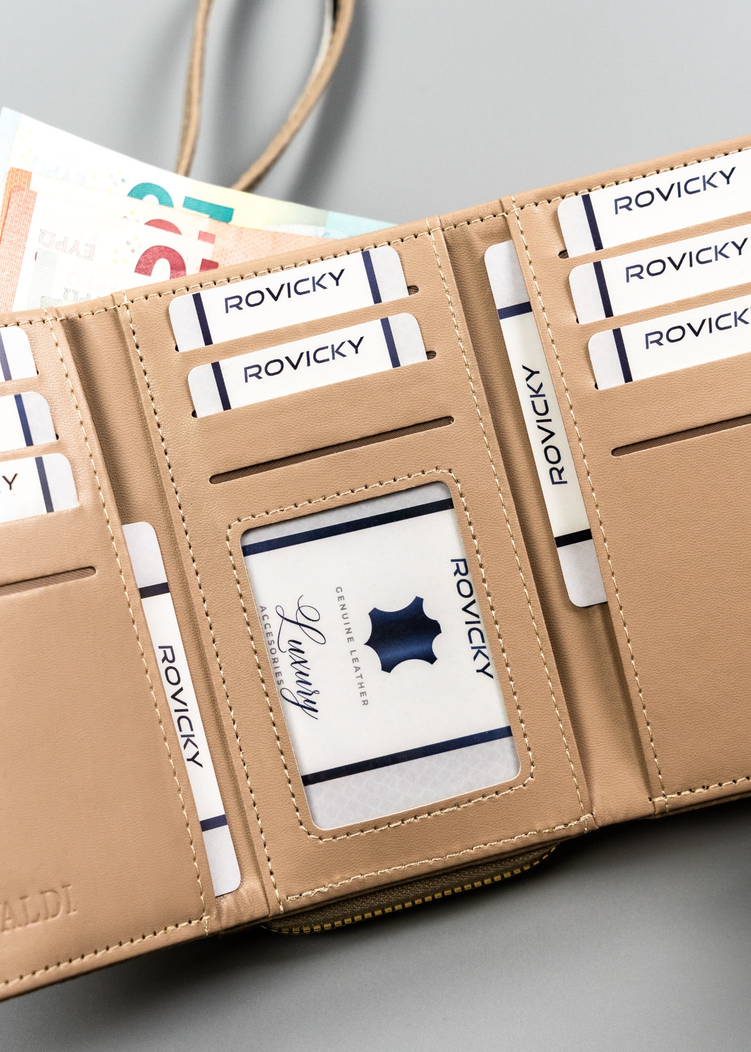 portfel pu 2302-d8-8321 l.khaki