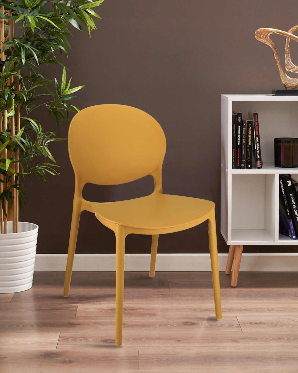 krzesło justin musztardowe