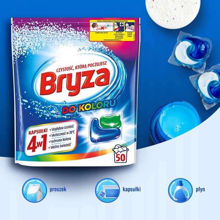 bryza 4w1 kapsułki do koloru 50