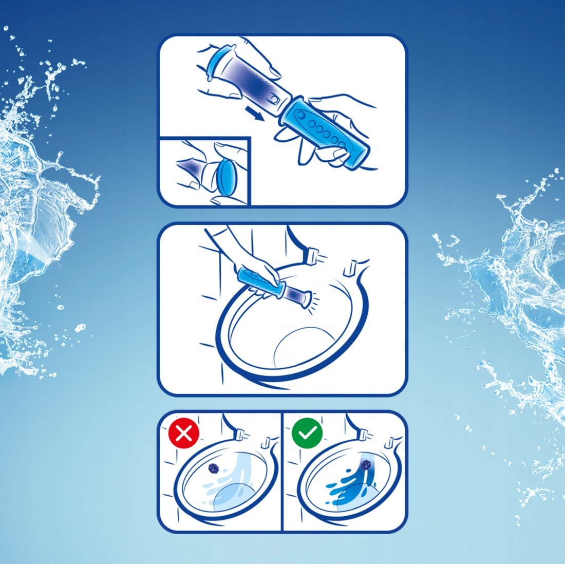 duck fresh discs virtual violet - żelowy krążek do toalety 72ml (2 x 36ml)