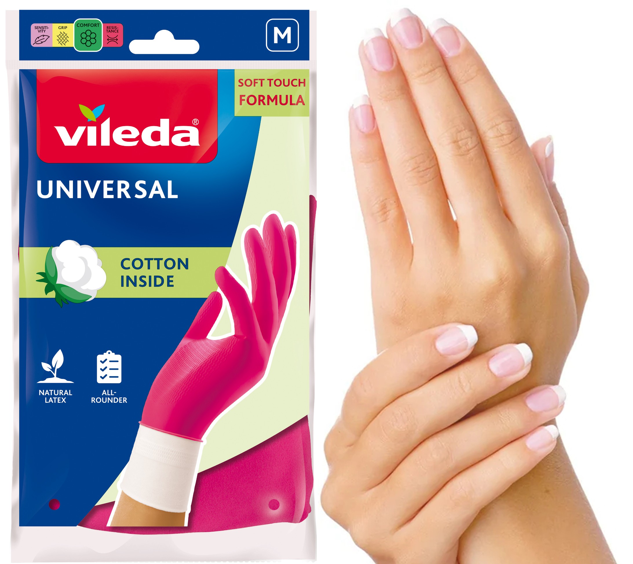 rękawice vileda universal "m"