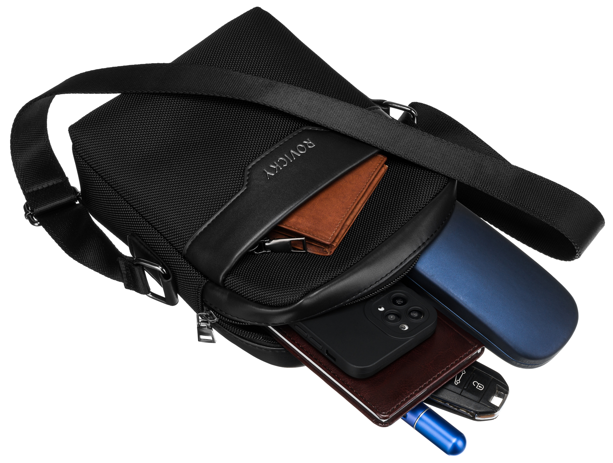 torba męska pu r-3001-6762 black