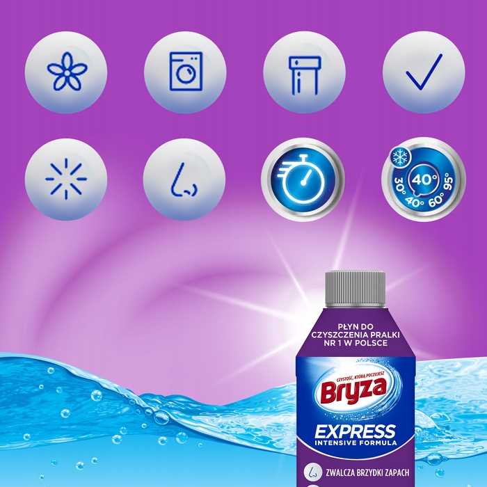 bryza express płyn do czyszczenia pralki 250ml