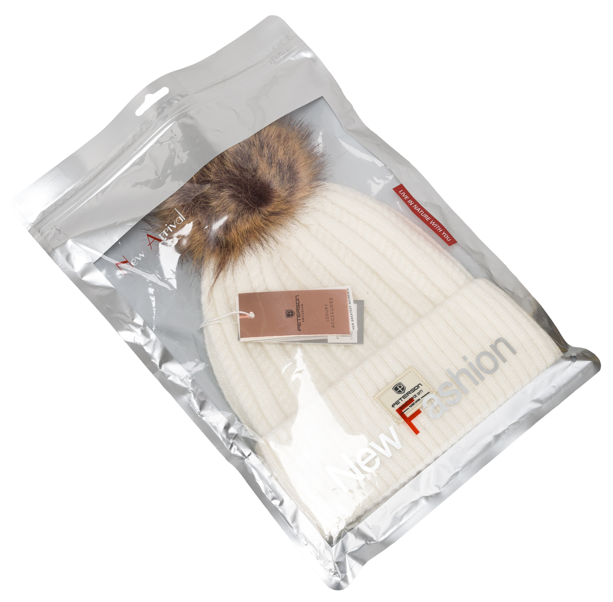 czapka ptn hat-07-7705 white