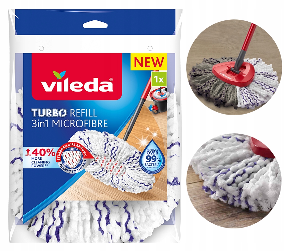 wkład do mopa obrotowego vileda turbo 3w1 microfibre
