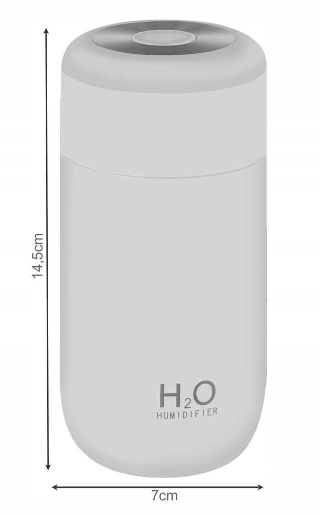 nawilżacz powietrza z dyfuzorem zapachu led np1636