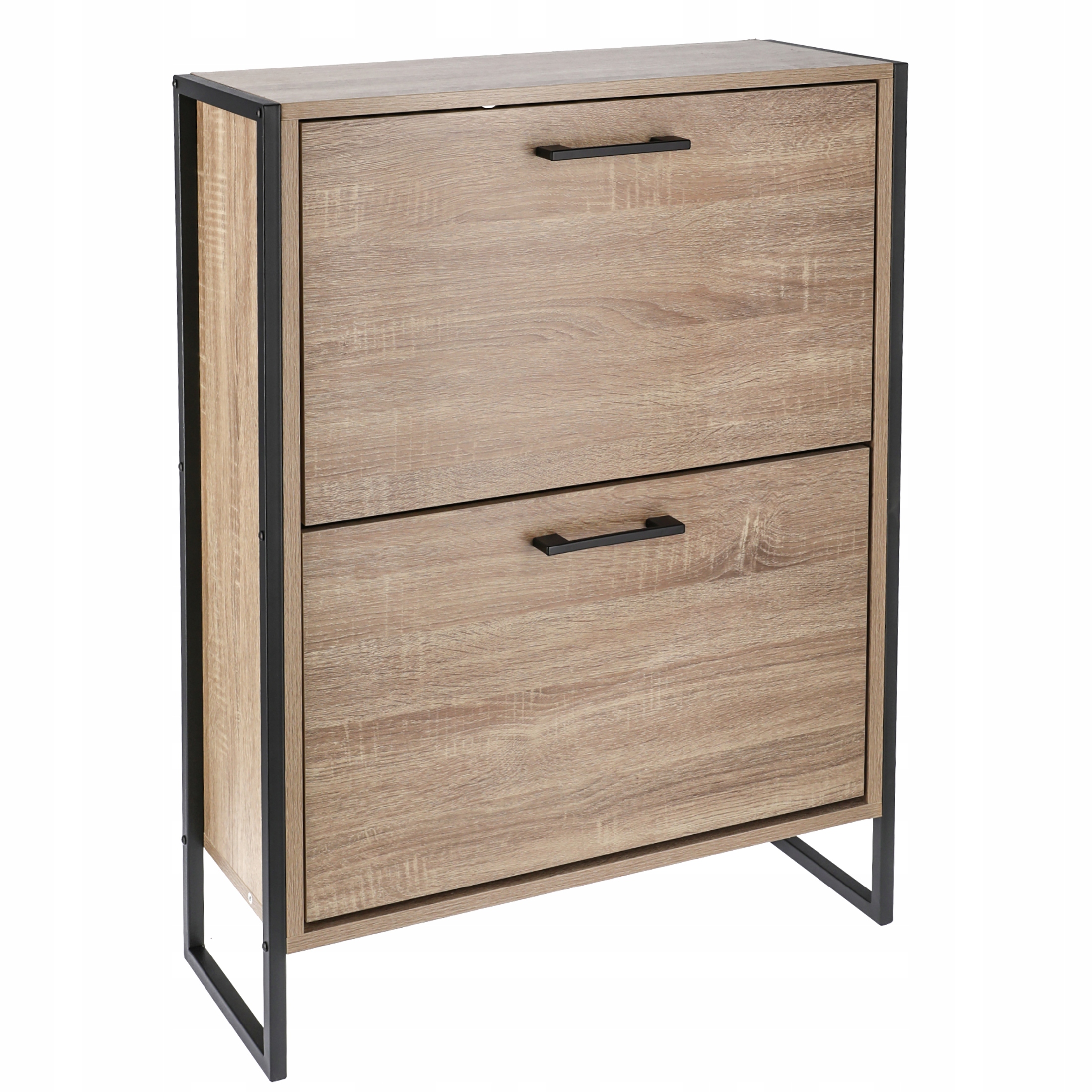 szafka na buty regał 2 komory obuwie komoda pojemna do przedpokoju loft