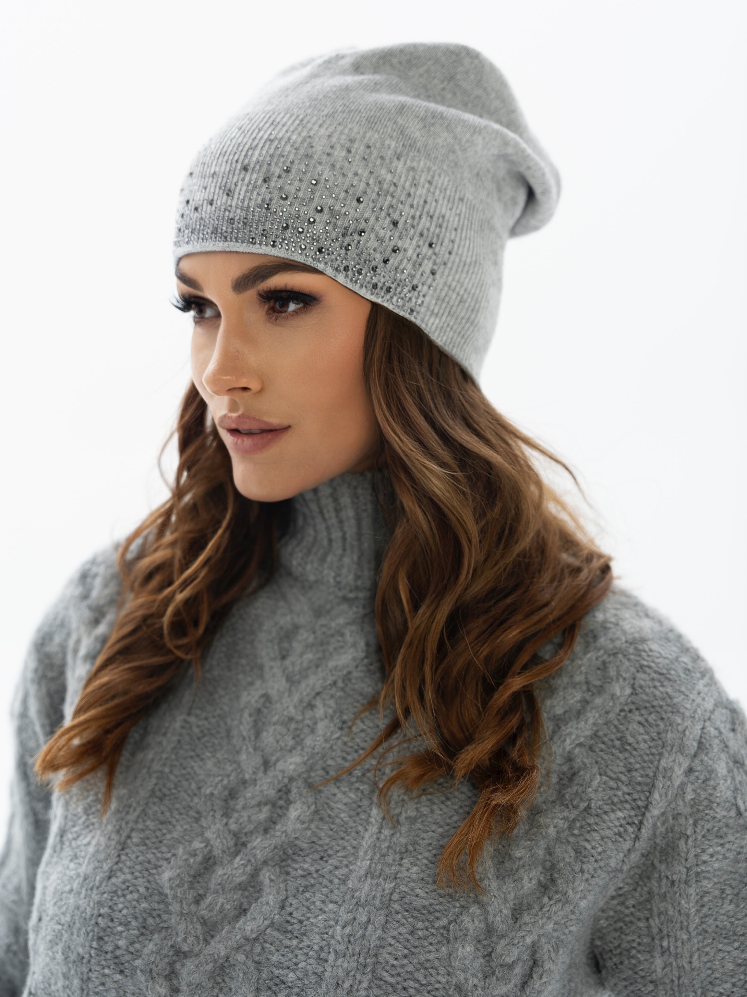 czapka ptn hat-01-7477 grey