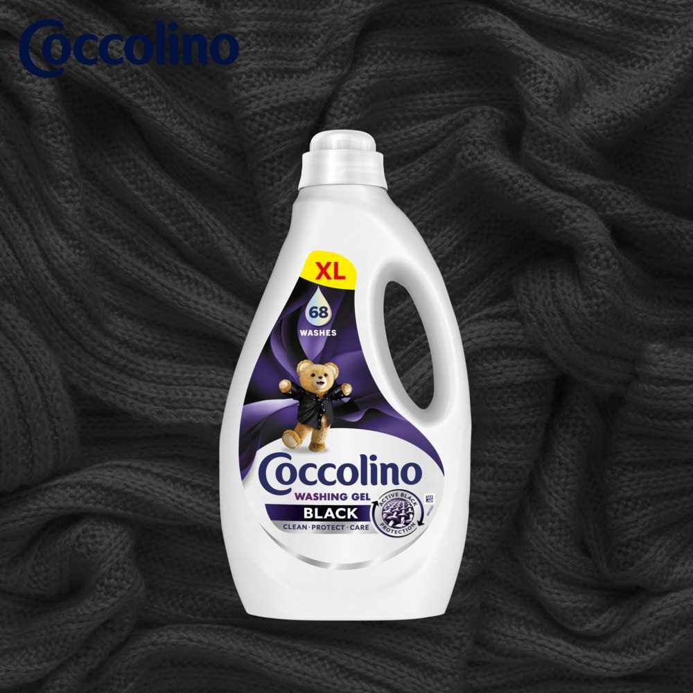 coccolino black & dark xl żel do prania czarnych 68 prań 2,72l