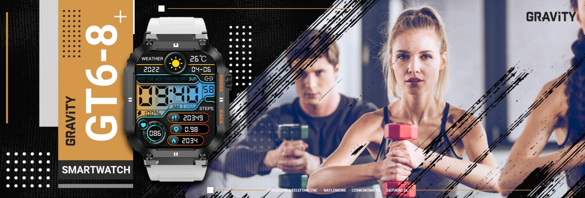 smartwatch gravity gt6-8
