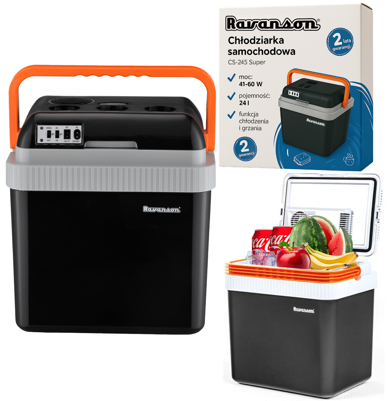 lodówka turystyczna ravanson cs-24s super