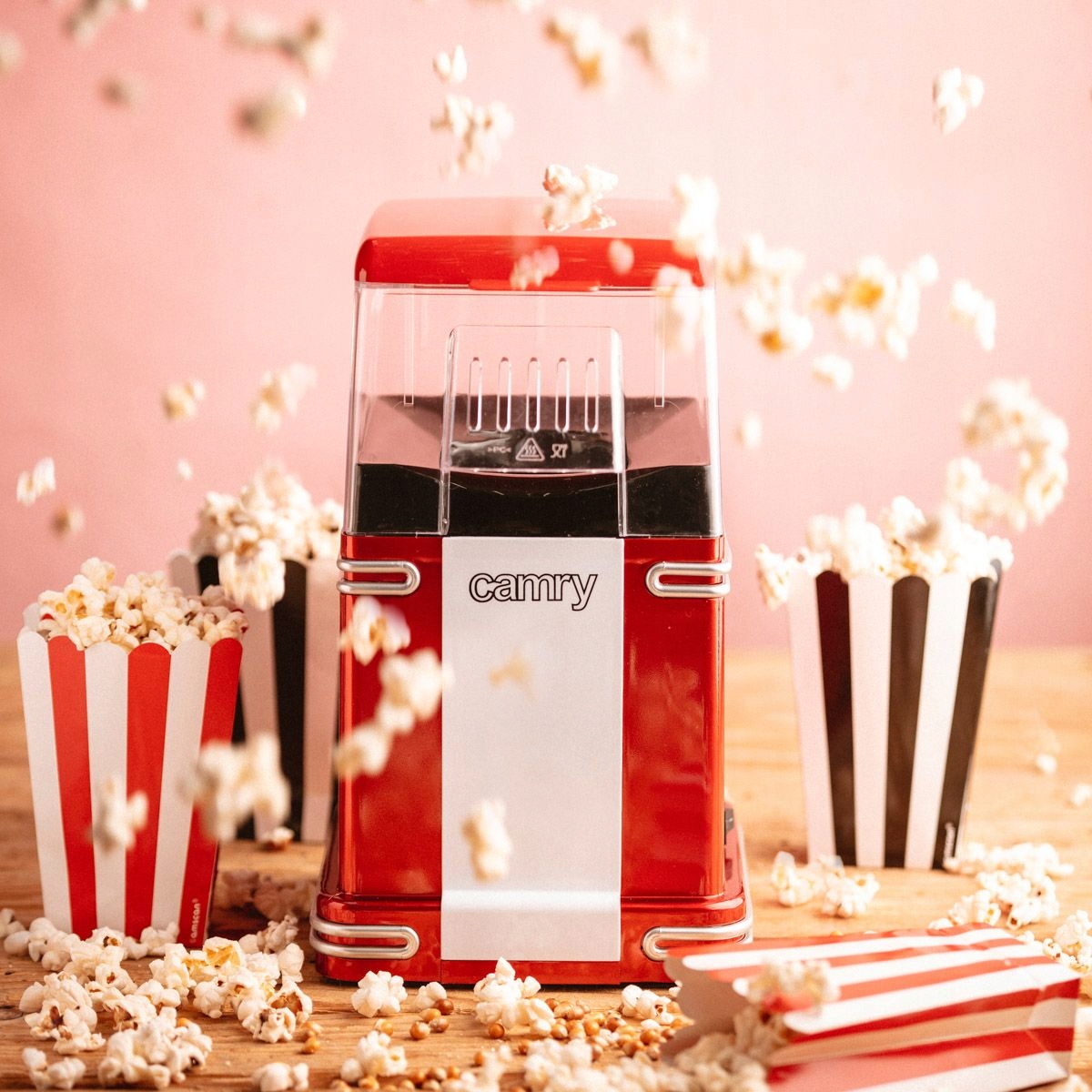 maszyna do popcornu czerwona camry cr 4480
