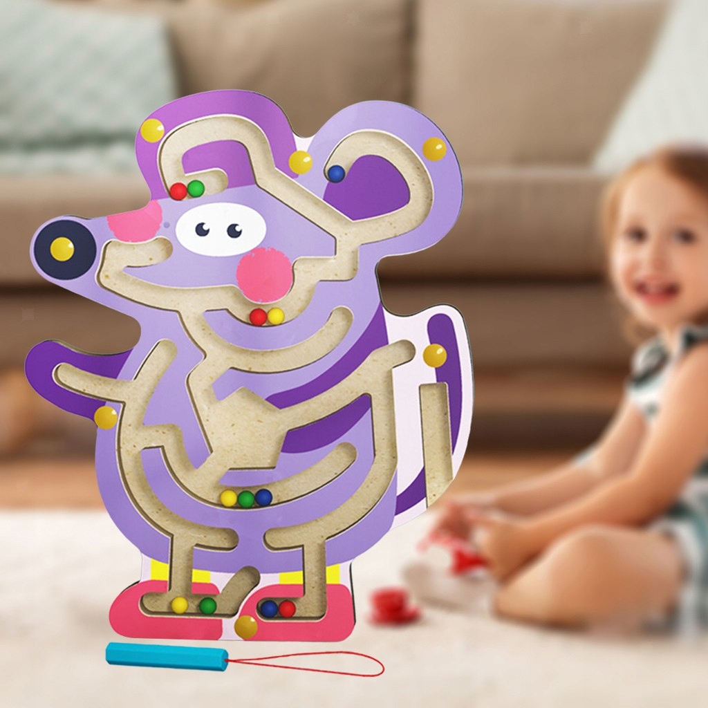 drewniany labirynt mysz jhtoy-312