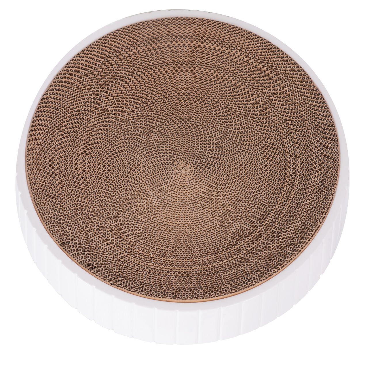 drapak dla kota z tekturki duży do drapania zabawka kot leżący okrągły