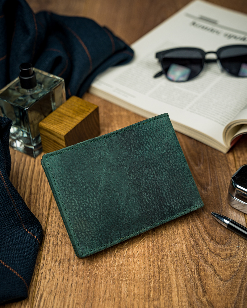 piękny kolorowy, skórzany portfel męski - forever young®