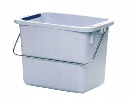 wiadro 6 l (z klipsami do kodowania kolorystycznego)