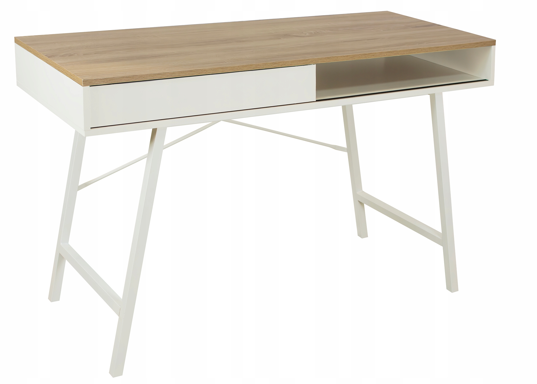 biurko eleganckie do gabinetu biura szuflada nowoczesne duże komputerowe