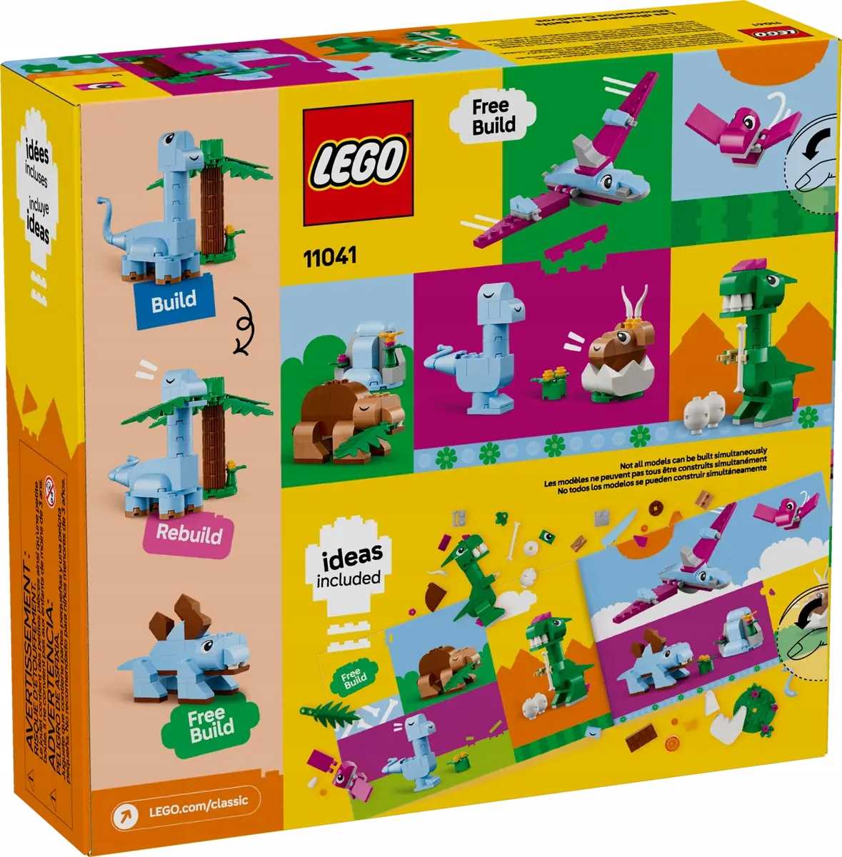 11041 - lego classic - kreatywne dinozaury