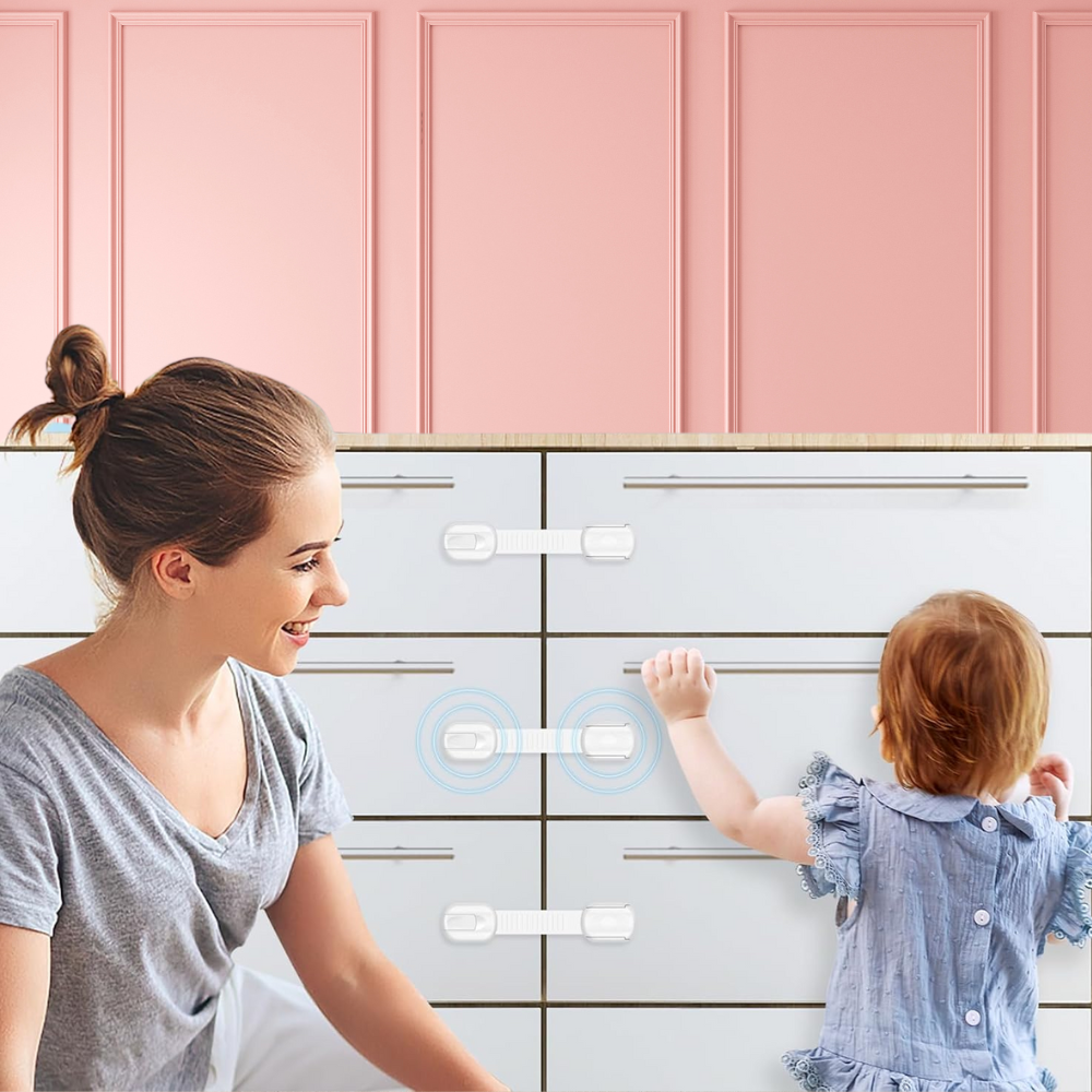 zabezpieczenia szafek blokada szuflad mebli drzwi przed dziećmi mocna