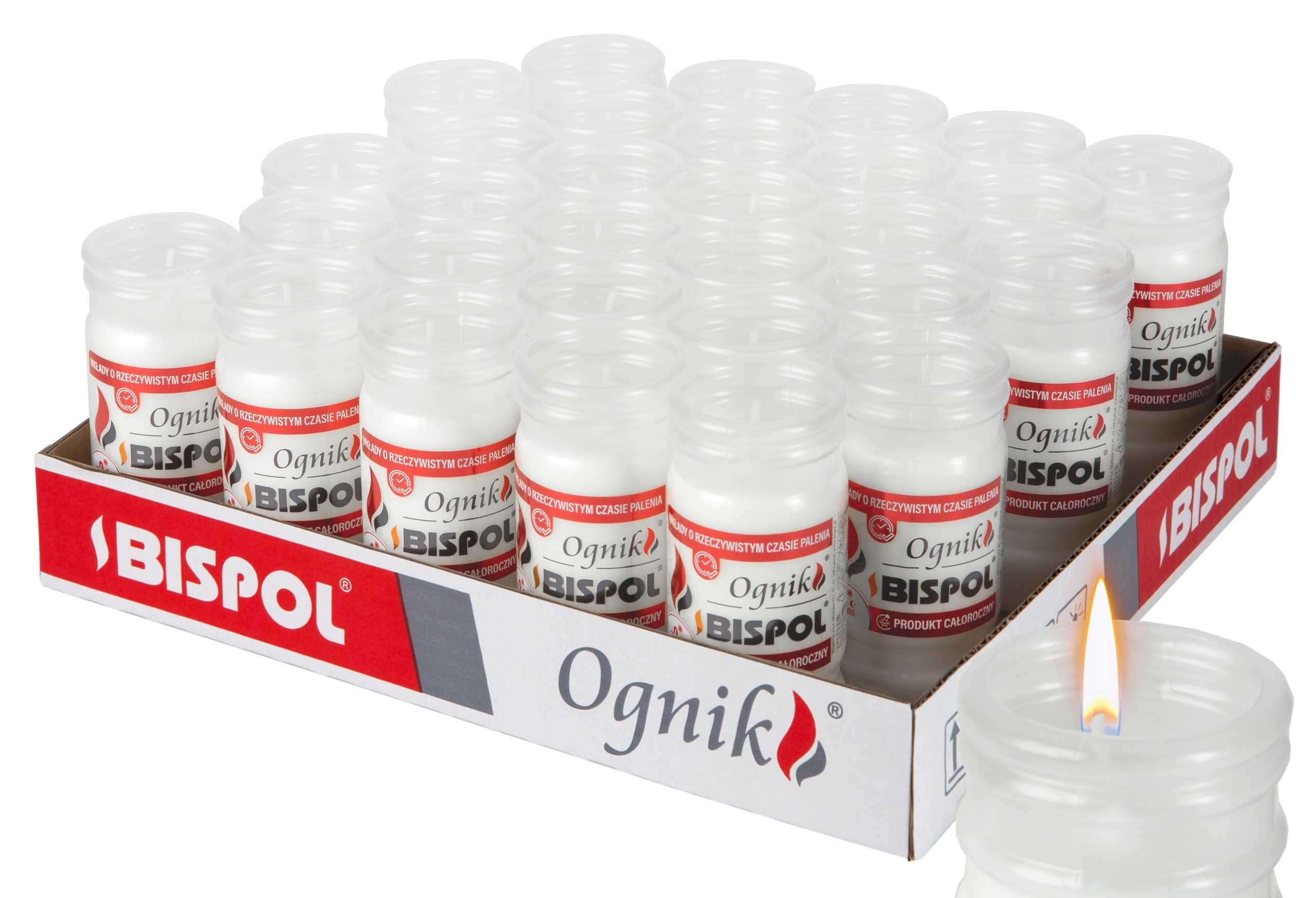 bispol - wkład zalewany ognik wp2n - 30 szt.