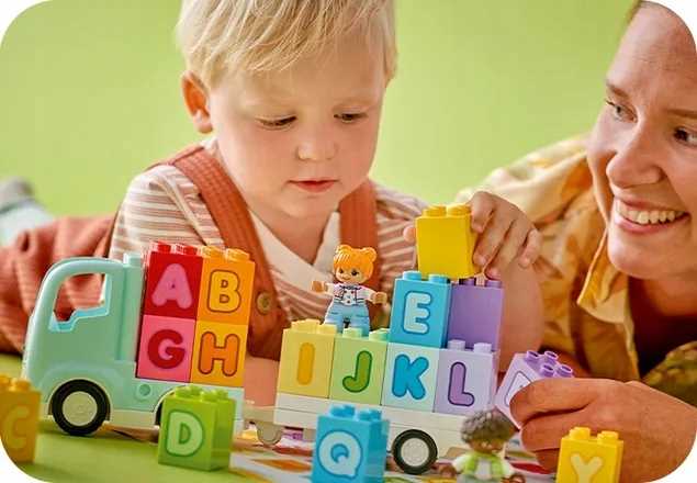 10421 - lego duplo - ciężarówka z alfabetem