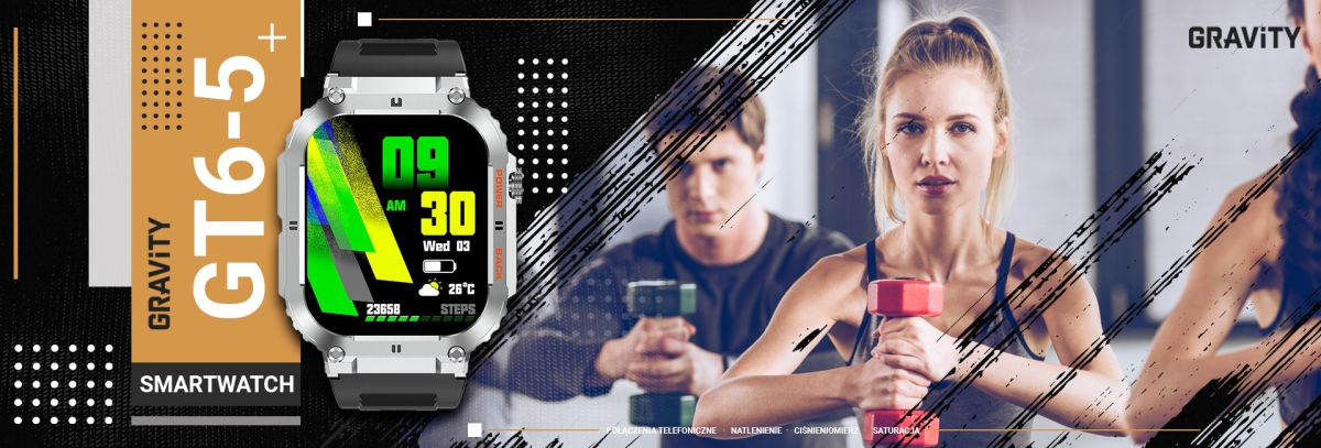 smartwatch gravity gt6-5