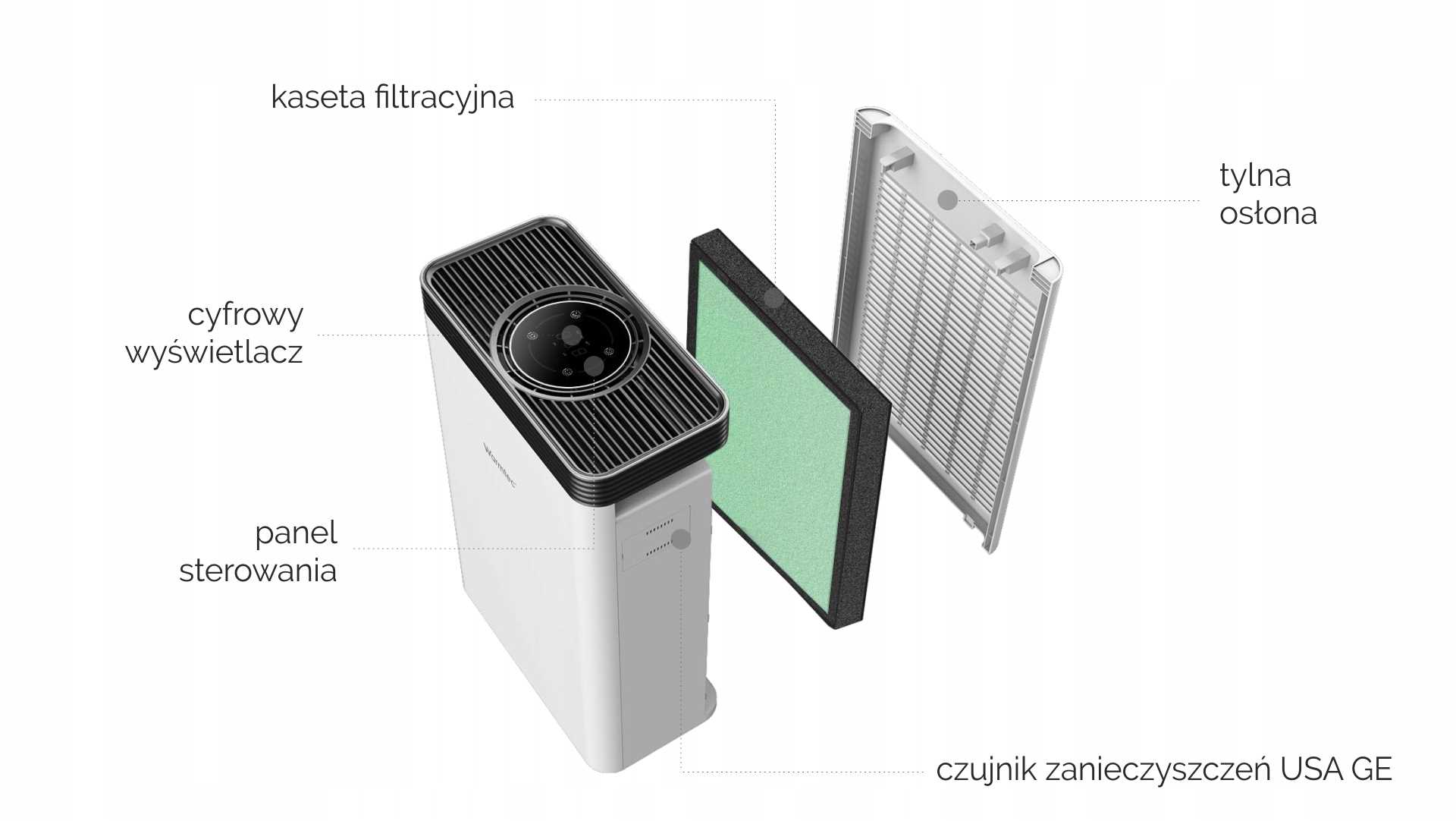 oczyszczacz powietrza warmtec ap evo
