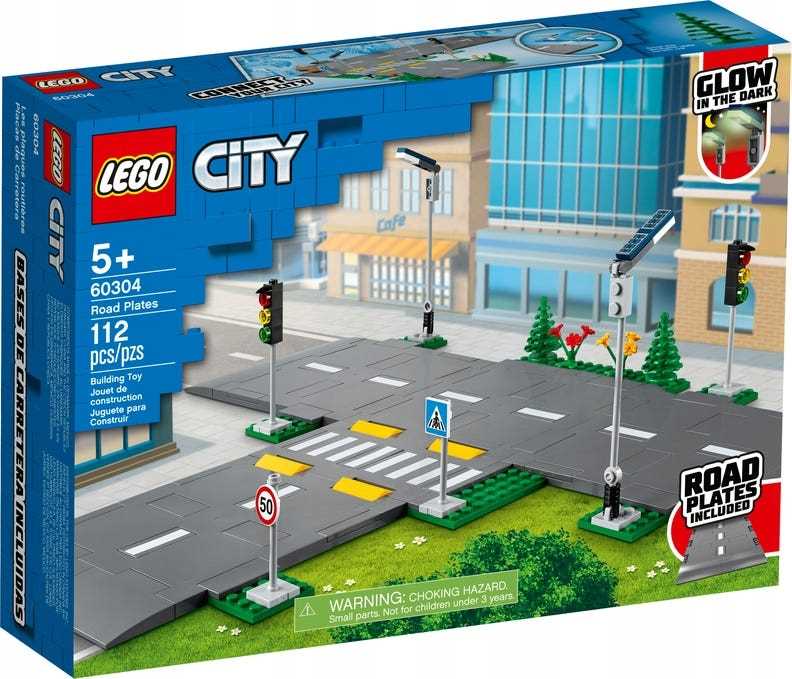 60304 - lego city - płyty drogowe