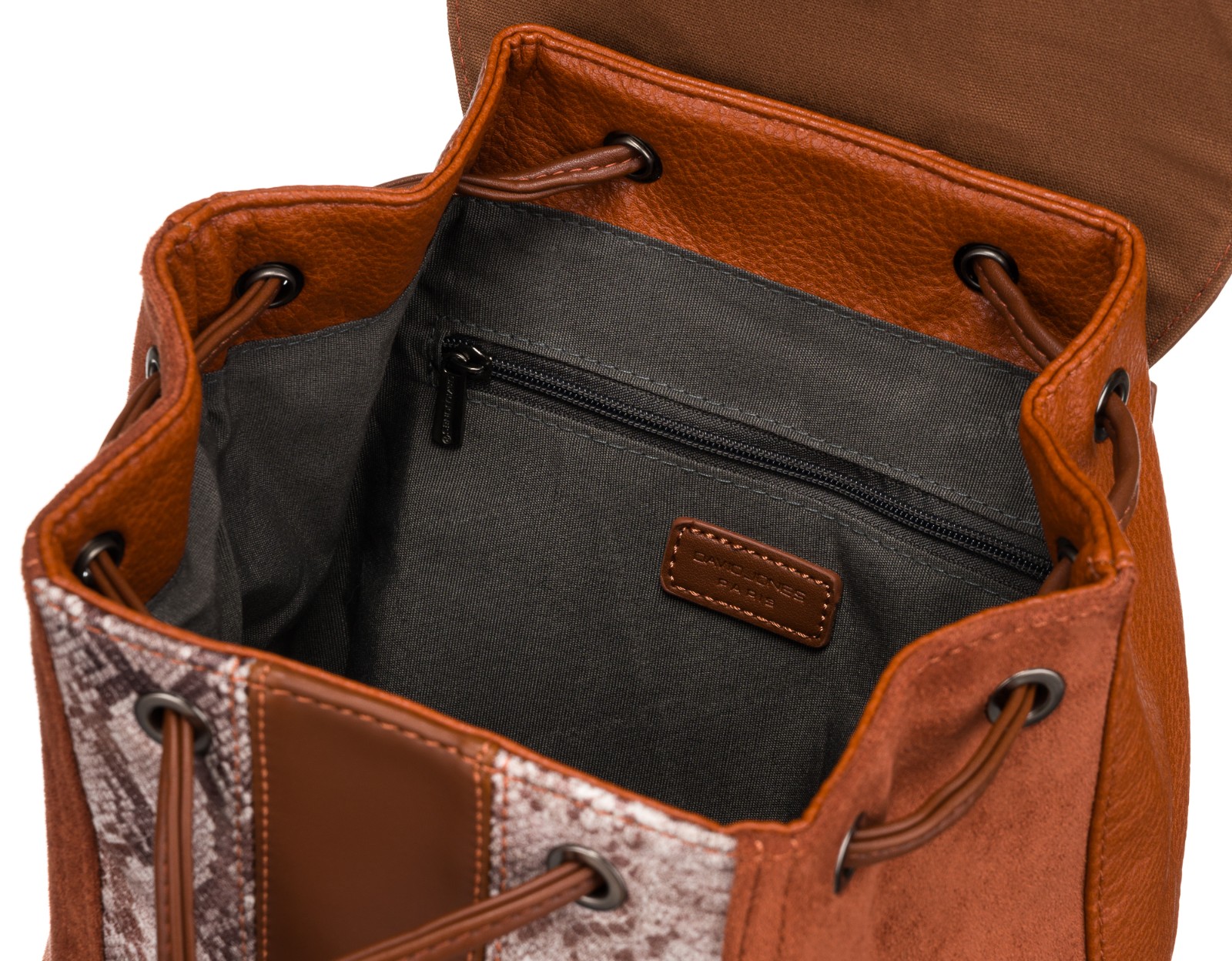 plecak damski 6885-2 cognac