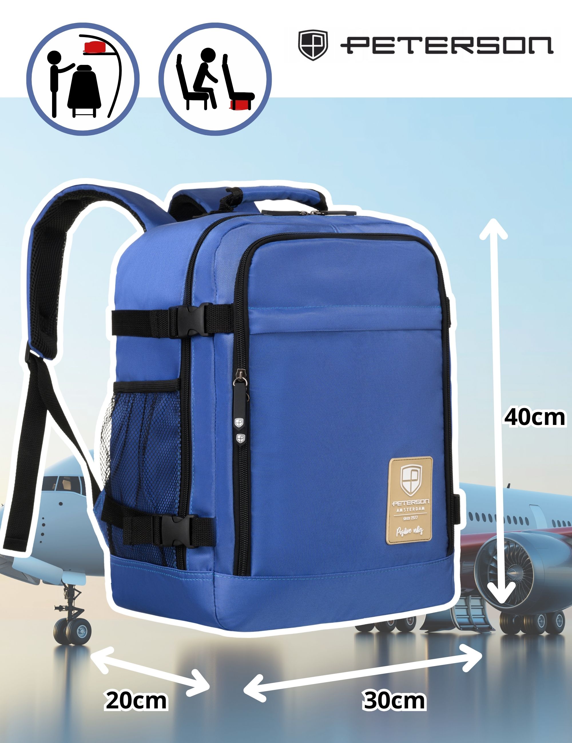 plecak ptn app-6684 blue