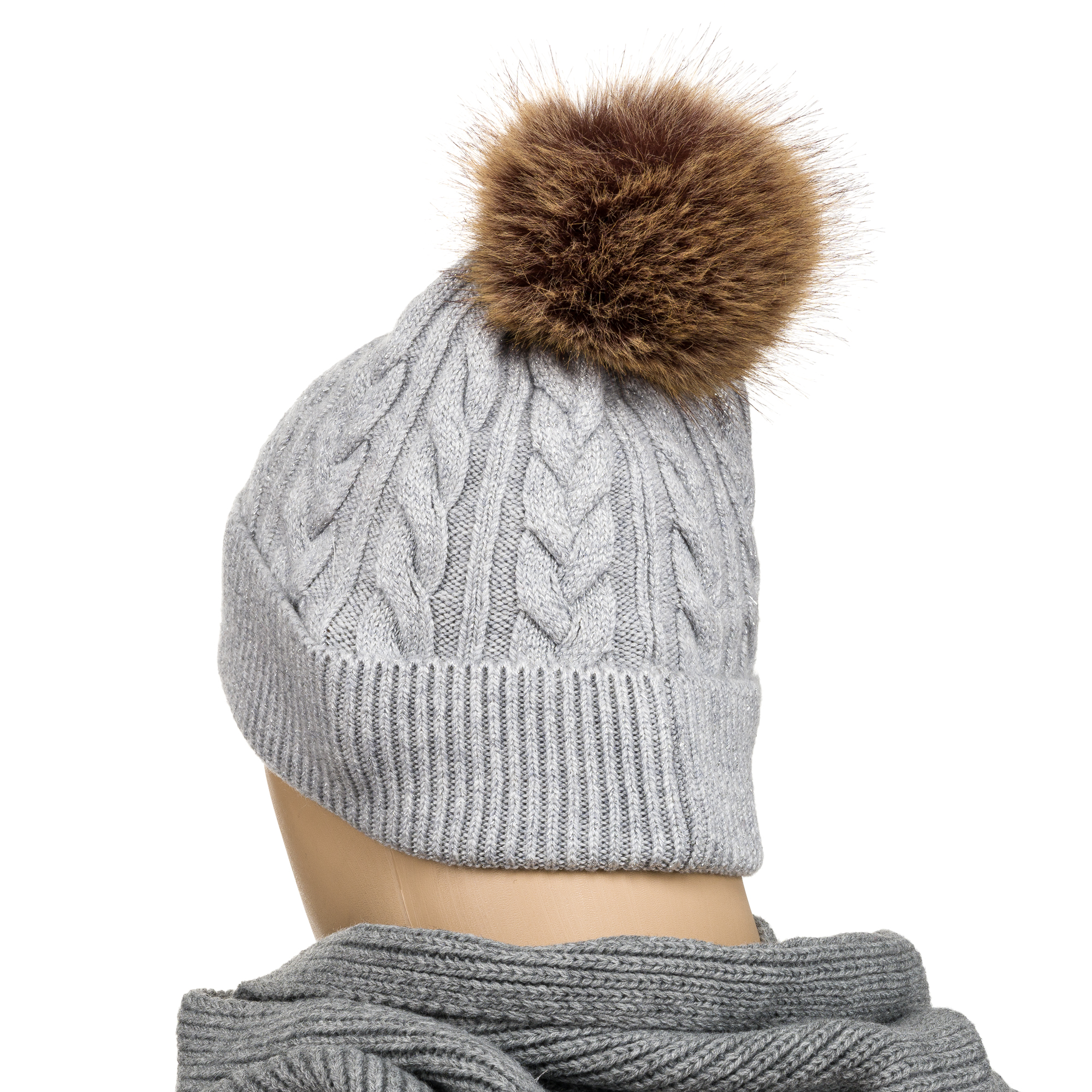czapka ptn hat-06-7675 grey