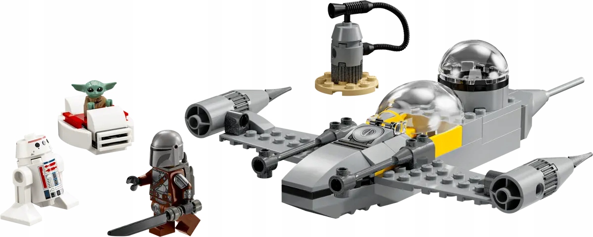 75410 - lego star wars - myśliwiec n-1 mando i grogu