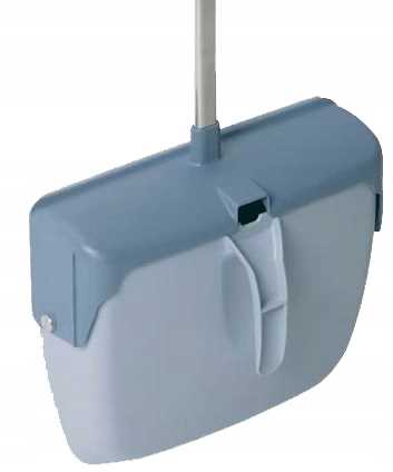 zestaw lobby szufelka zamykana na drążku + miotła do systemu lobby 25 cm