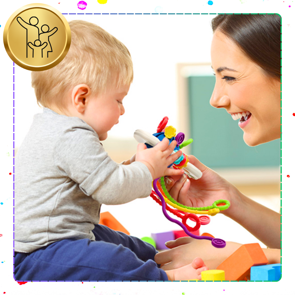 zabawka sensoryczna dla niemowlaka 4 w 1 ośmiornica rozwój zmysłów dziecka