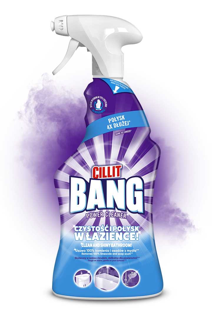 cillit bang power cleaner czystość i połysk w łazience 750ml spray