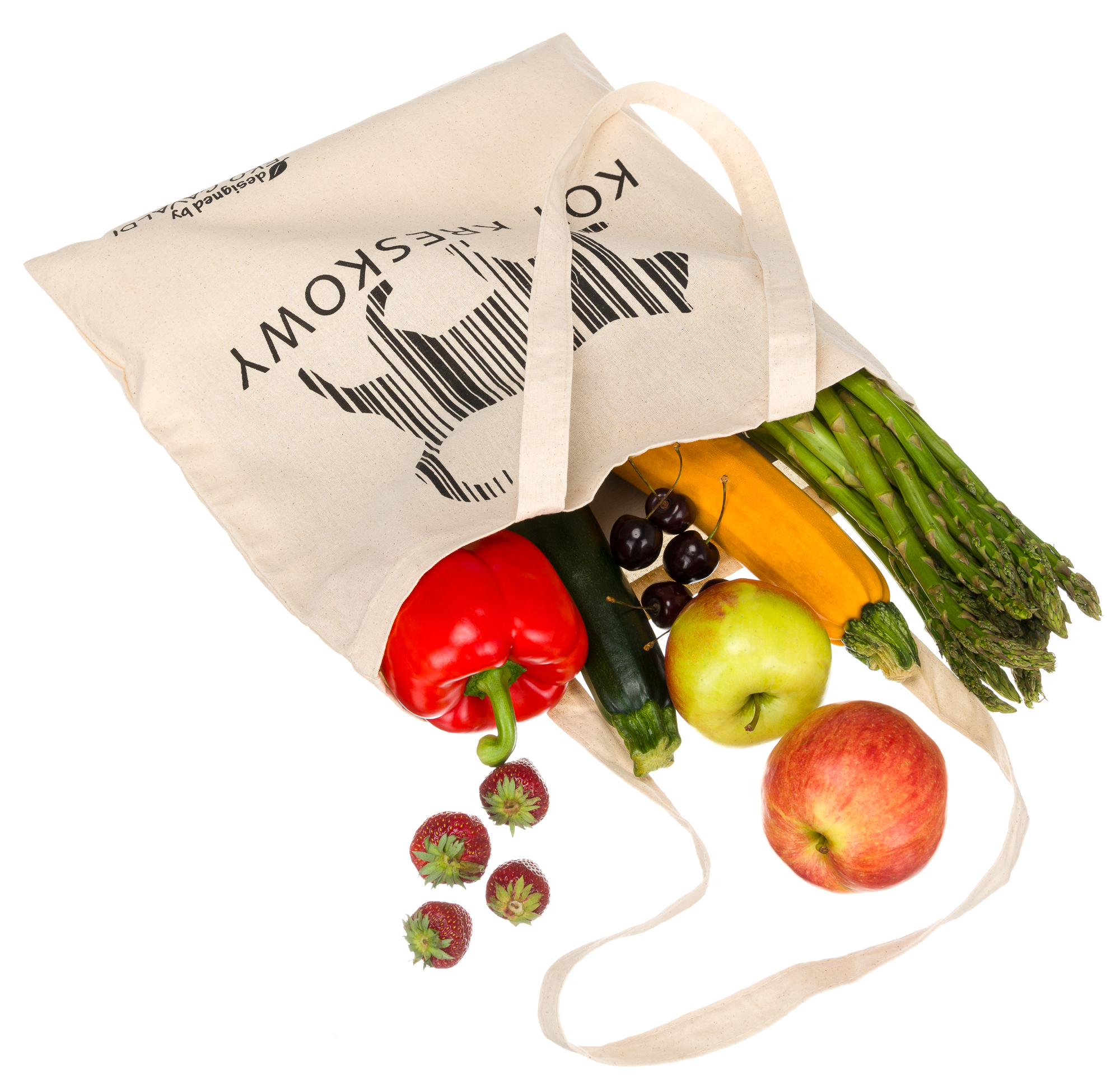 torba bawełni. eko-23-(kot kreskowy)-2105 natural