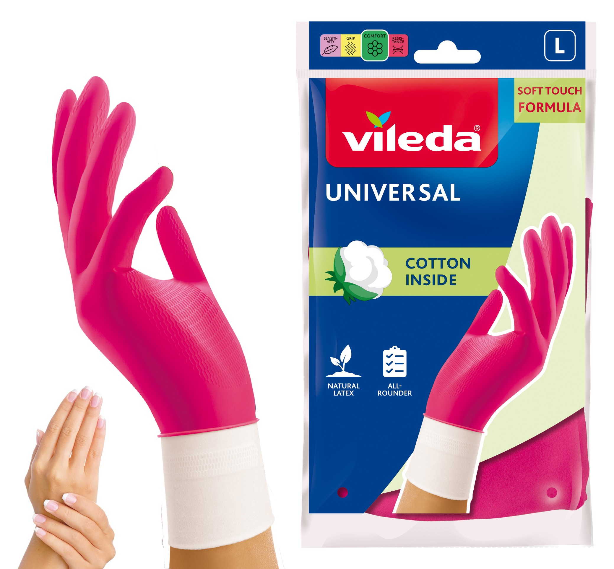 rękawice vileda universal "l"