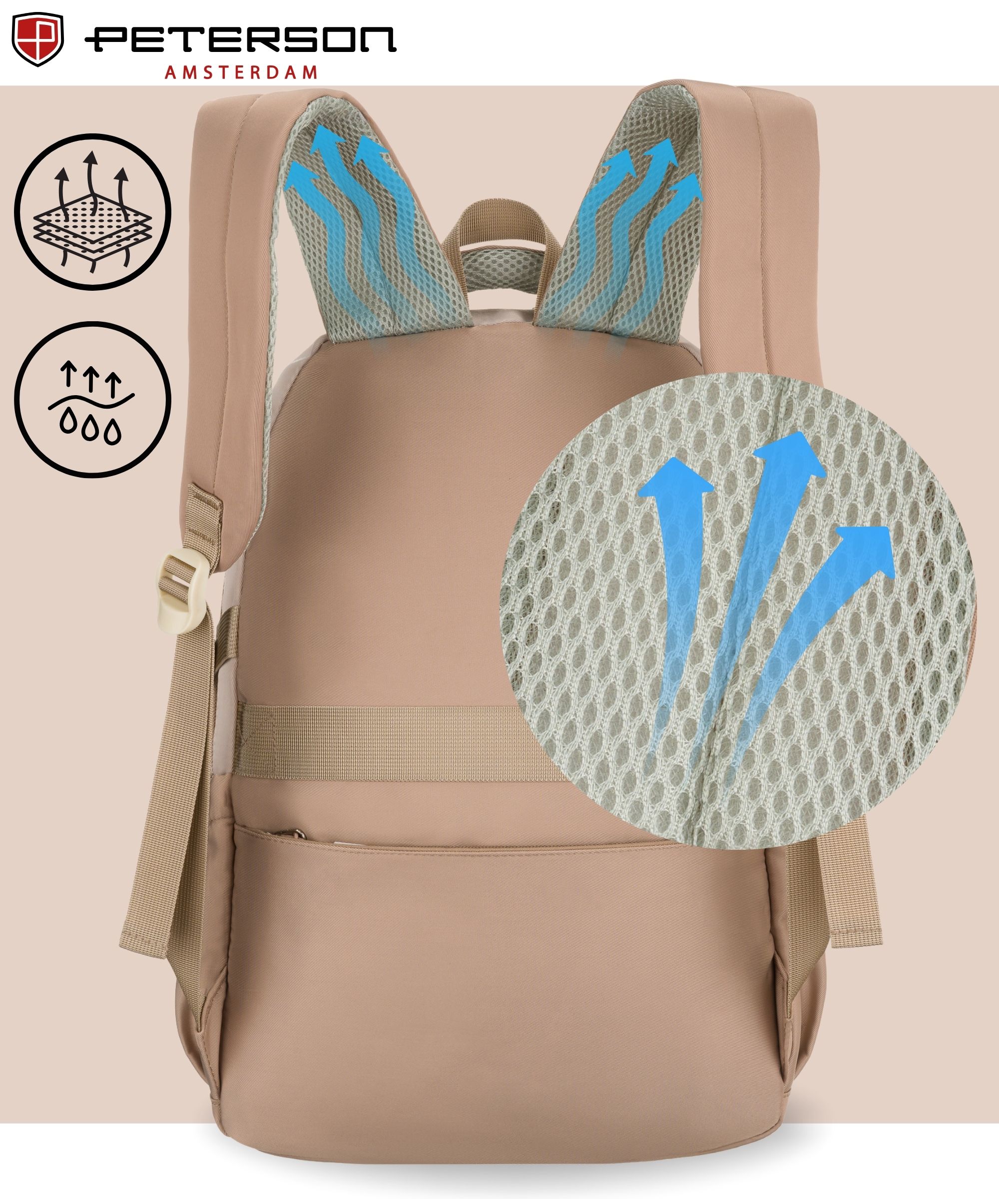 plecak ptn 8610-1341 beige