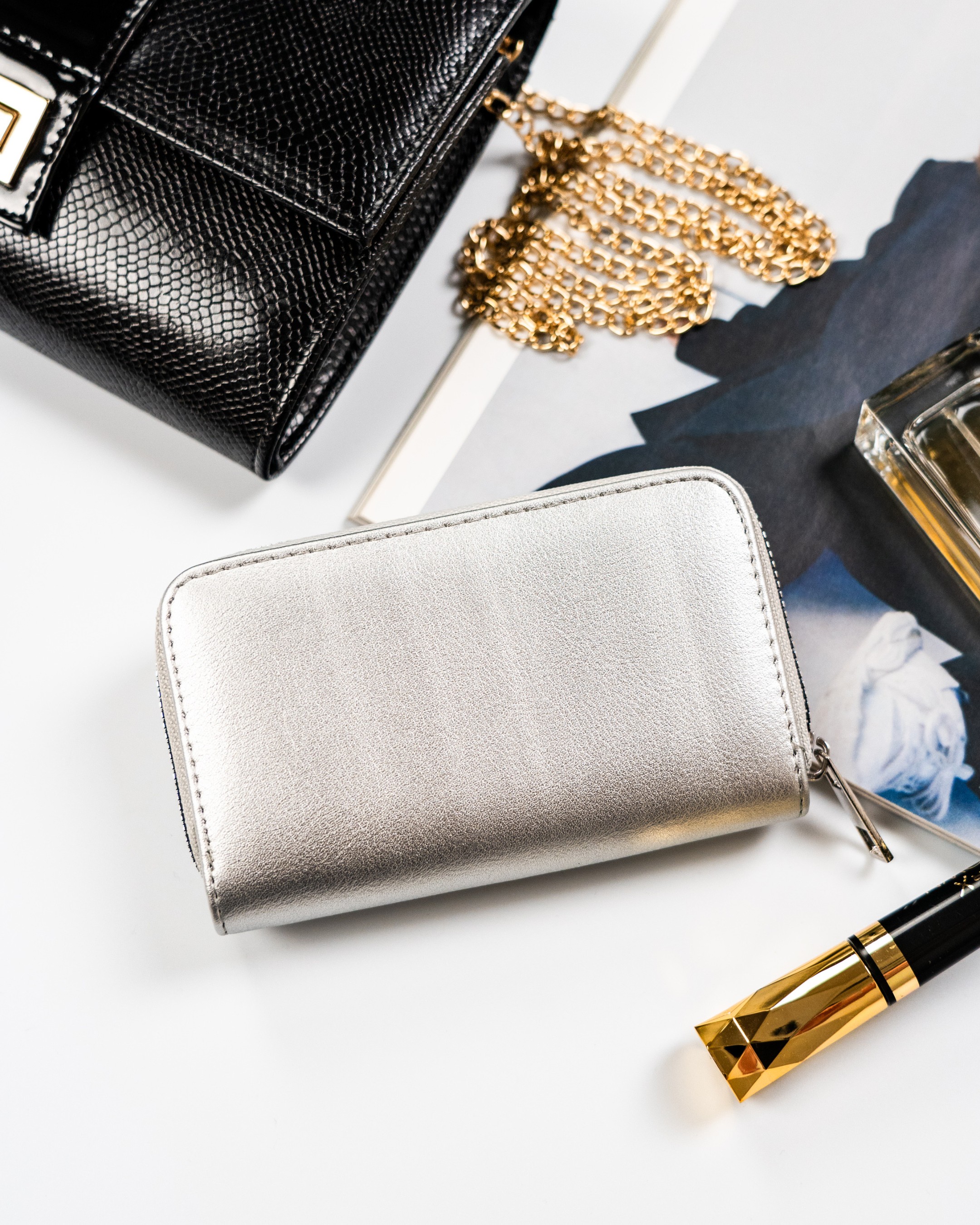 portfel damski pu abt-03-bl-3417 silver