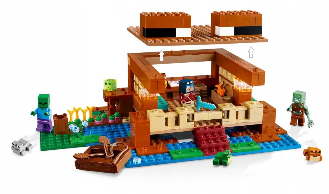 21256 - lego minecraft - żabi domek