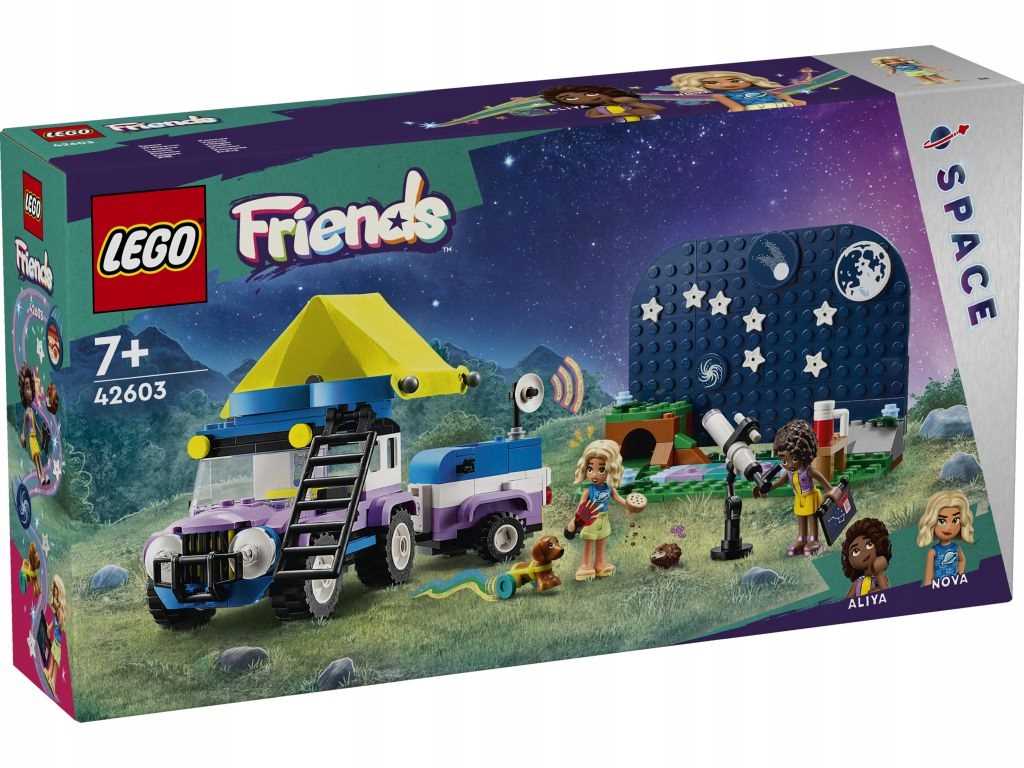 42603 - lego friends - kamper z mobilnym obserwatorium gwiazd