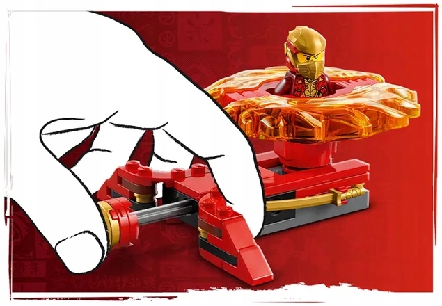 71823 - lego ninjago - smoczy spinner spinjitzu kaia