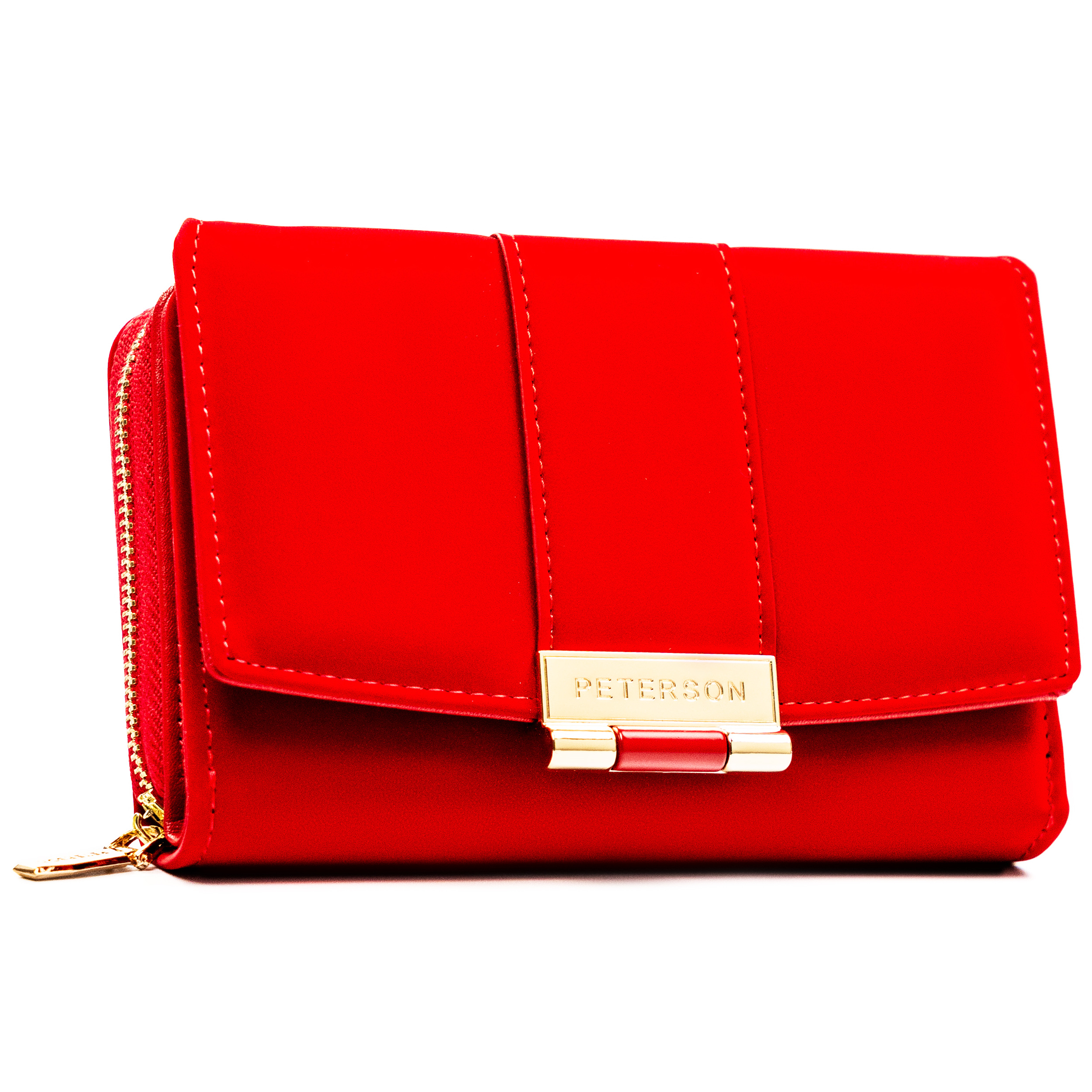 portfel damski eko ptn 0015-ji-9419 red