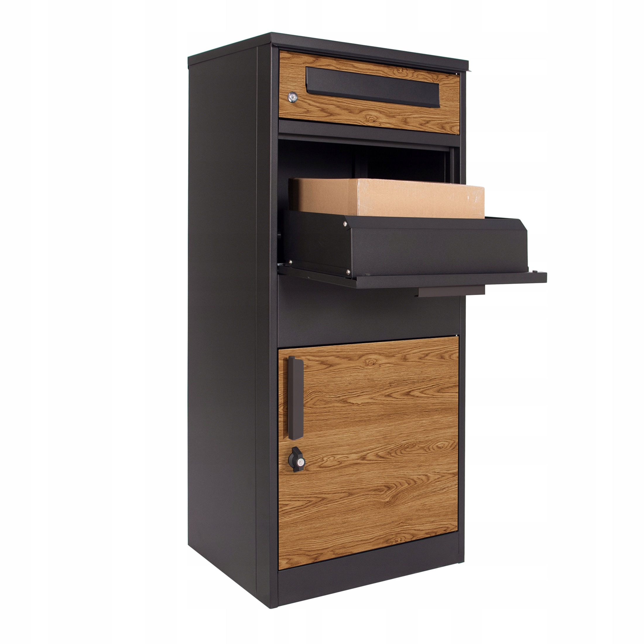 skrzynka na przesyłki kurierskie listy paczki xxl pocztowa duża pojemna