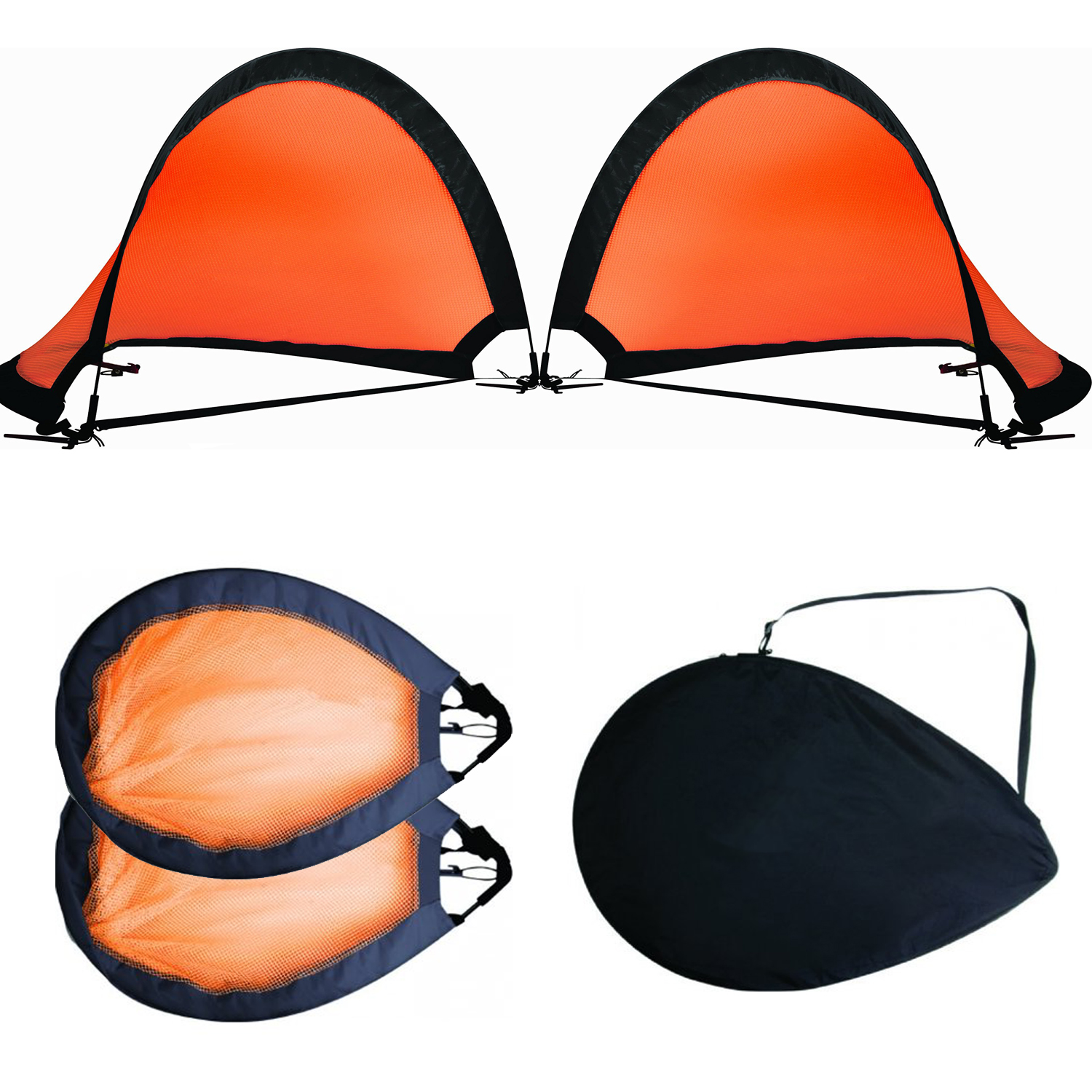 bramka piłkarska samorozkładająca 2 sztuki