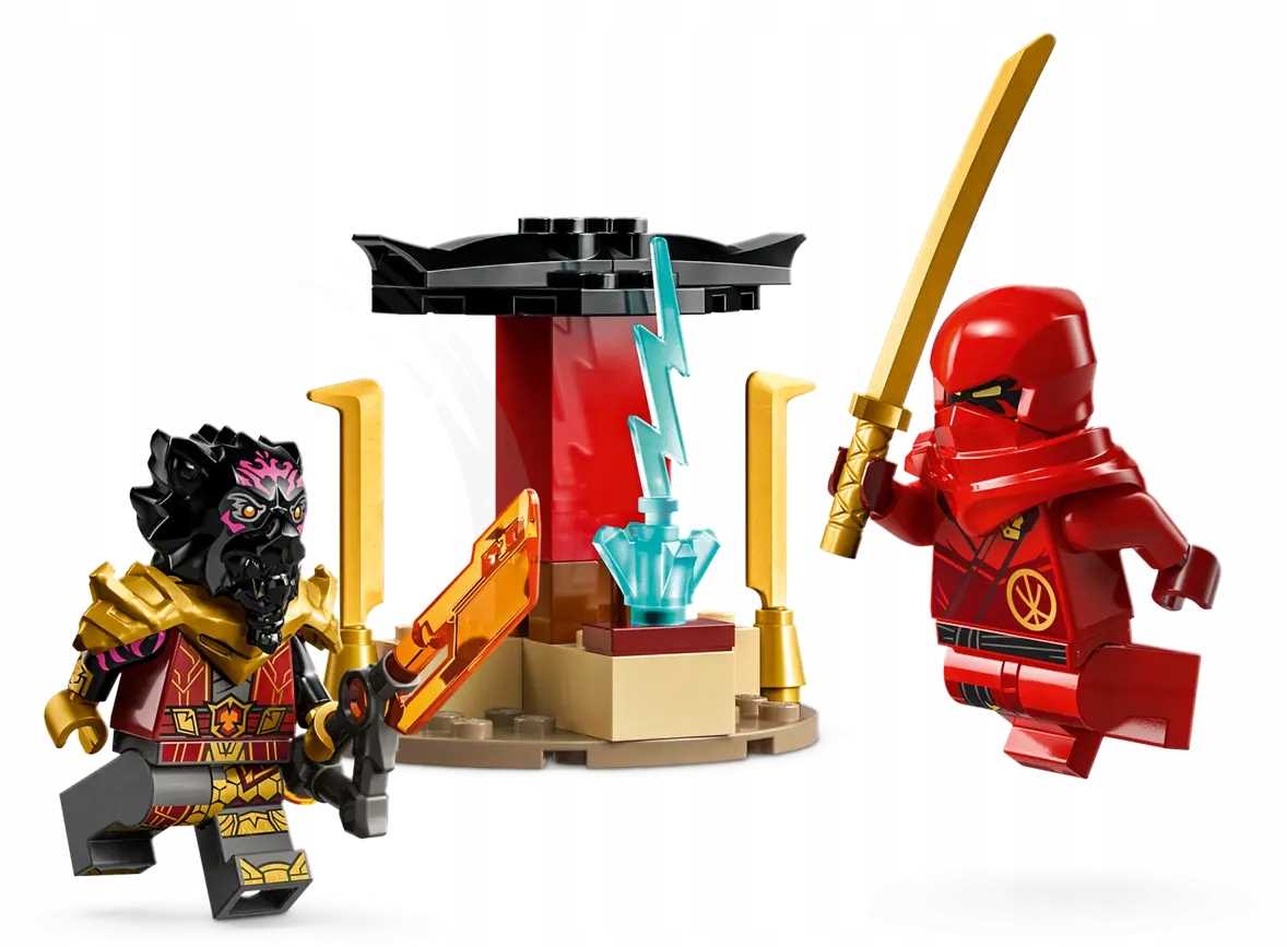 71789 - lego ninjago - bitwa samochodowo-motocyklowa między kaiem a rasem