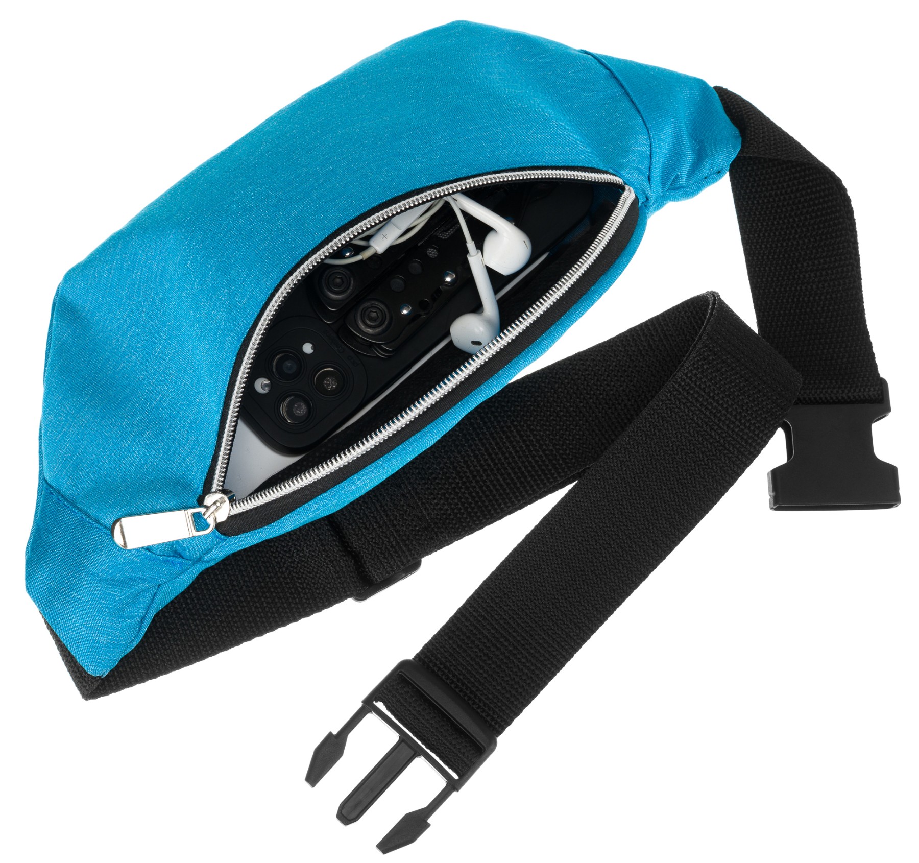 saszetka na pas wb01d blue/silver