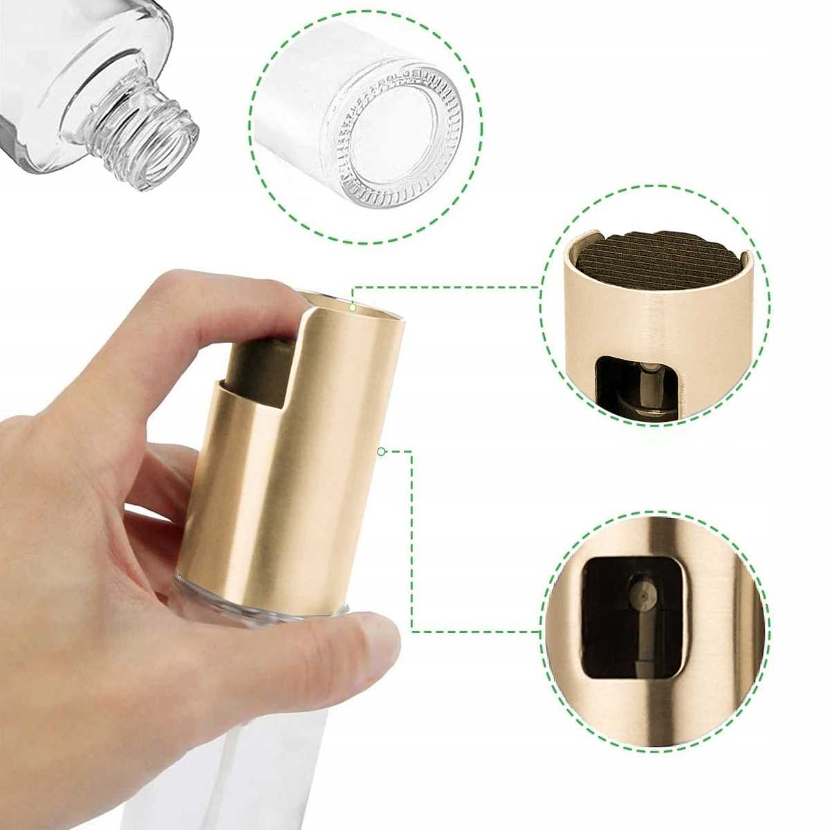 spryskiwacz kuchenny do oleju oliwy octu złoty 100ml