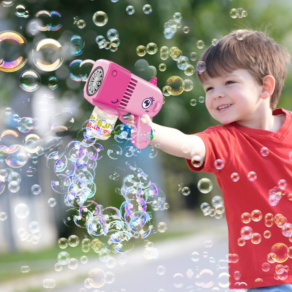 pistolet na bańki mydlane aparat do tworzenia baniek mydlanych + płyn